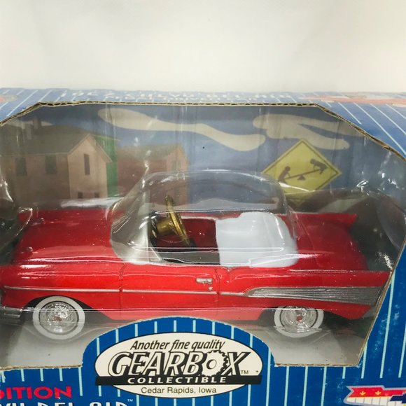 Gearbox 1997 Vintage 1957 Chevy Bel Air Convertible Serial #04607 Pedal Car New - Picture 3 of 11